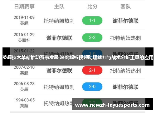 英超技术革新推动赛事发展 深度解析视频助理裁判与战术分析工具的应用